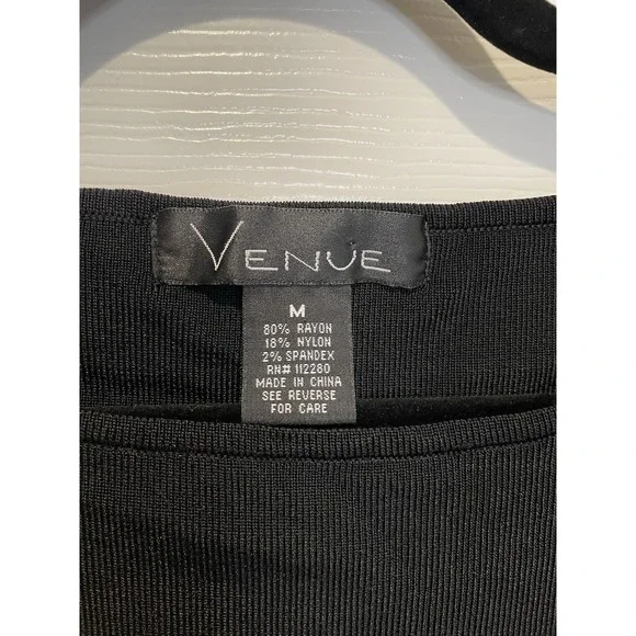 Vintage Venue Womens Beaded Sweater Medium‎ Y2K Whimsigoth Vamp Dark Fairy 90s - Picture 5 of 10